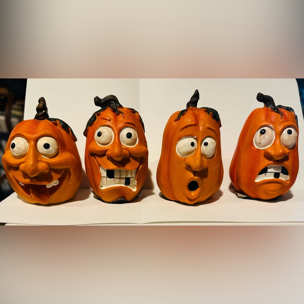 Halloween set of Silly Pumpkins